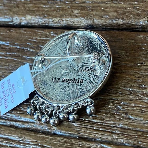 Lia Sophia Butterfly Slide Pendant / Brooch - Picture 3 of 4